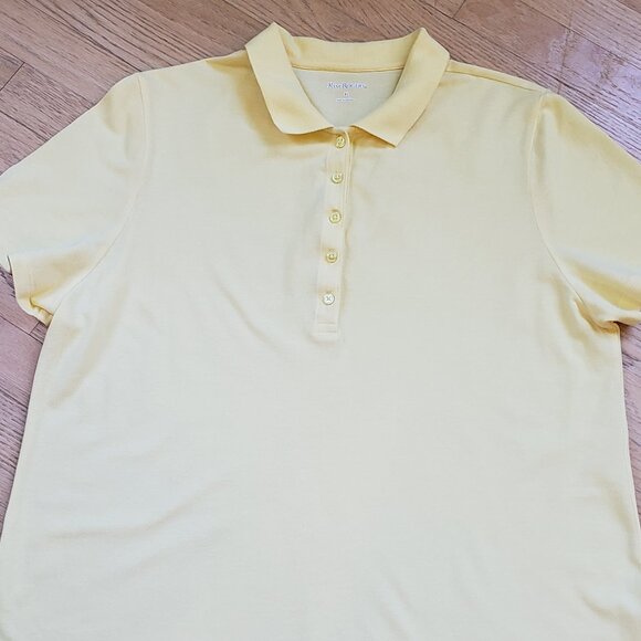 Rogers Women's Yellow Cotton Pique Polo Shirt, Size: XL - Picture 3 of 15